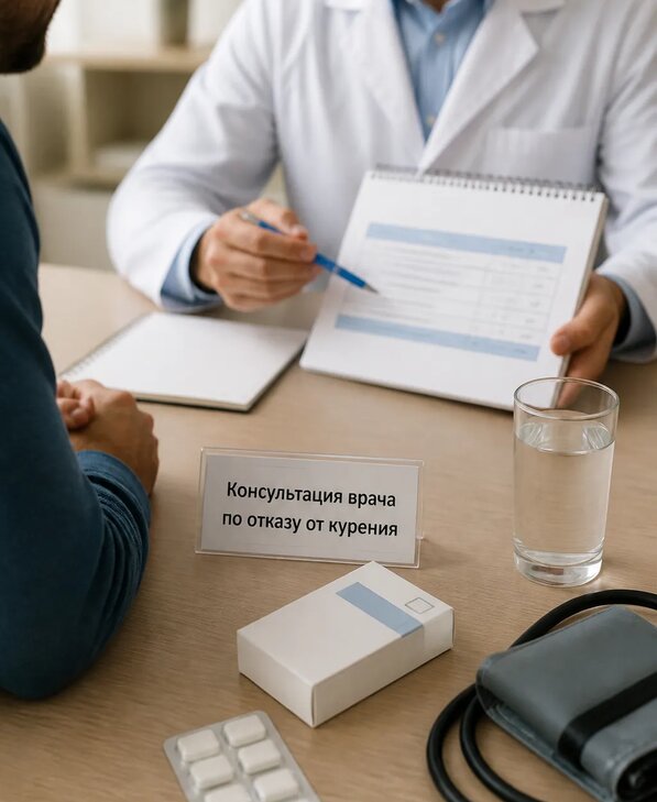 Консультация врача по отказу от курения для взрослых в Зиме